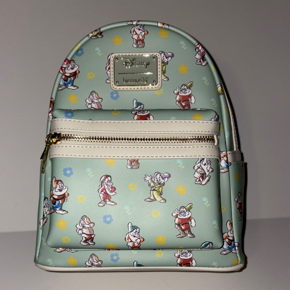 Loungefly Disney Dwarfs Mini Backpack - Mint Green